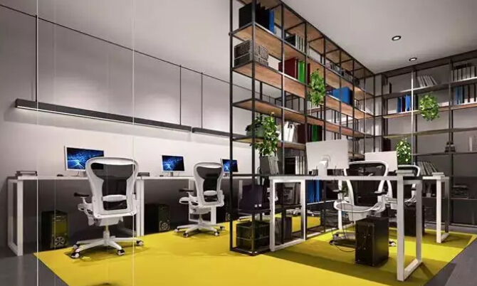 青島辦公室裝修現(xiàn)代簡約風格案例