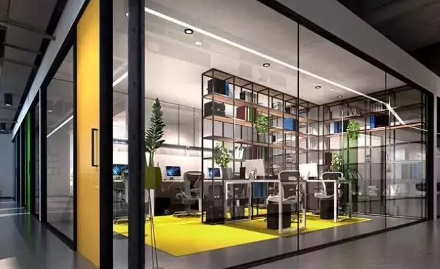 青島辦公室裝修現(xiàn)代簡約風格案例