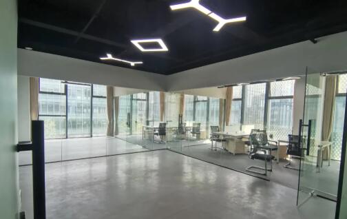 青島財富管理有限公司辦公室裝修設(shè)計效果圖